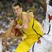 Michigan freshman Mitch McGary battles for the ball with Louisville senior Peyton Siva in the first half of the national championship game at the Georgia Dome in Atlanta on Monday, April 8, 2013. Melanie Maxwell I AnnArbor.com